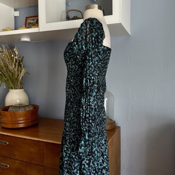 MISA Los Angeles Rashida Smocked Midi Dress - Picture 10 of 12